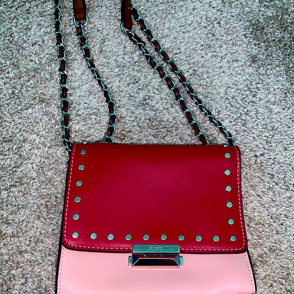 BCBG Slightly worn multi colored handbag